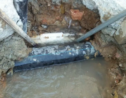 柯坪测漏水之水管漏水